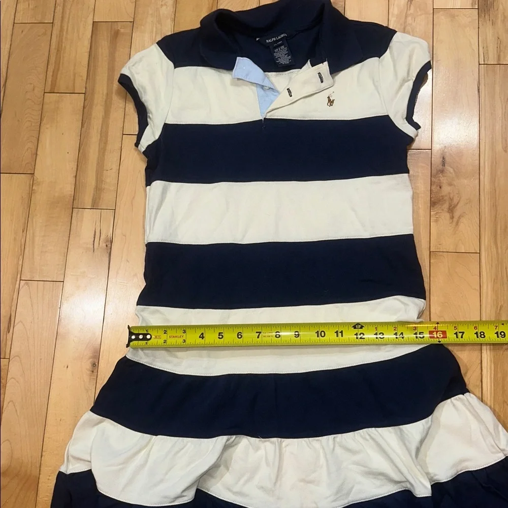 Ralph Lauren Navy and Cream Polo Dress - Picture 6 of 8